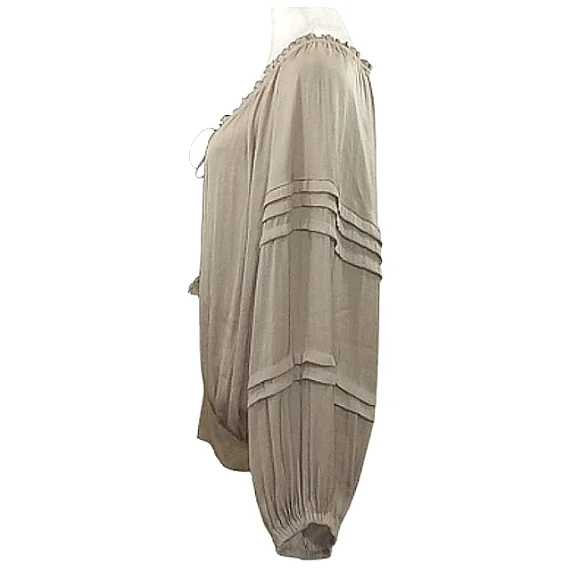 Free People Intimately All Tucks Bodysuit in Salt Marsh Sz Large - Picture 10 of 16